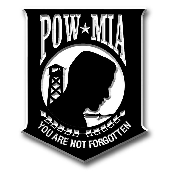 MIL106 P.O.W/M.I.A MILITARY Magnet